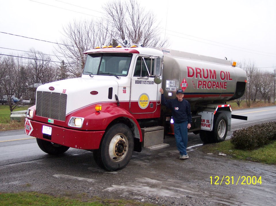 Drum Oil Delivery Truck in Gasport, NY