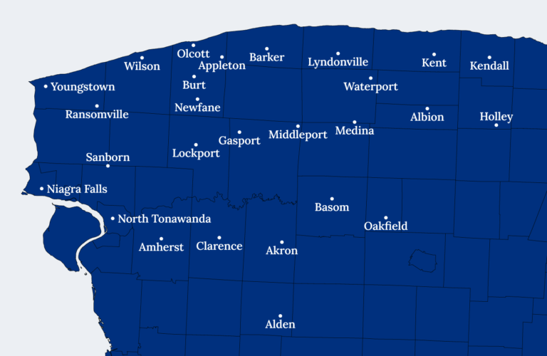 Our Service Area in Western New York Drum & Oil Propane
